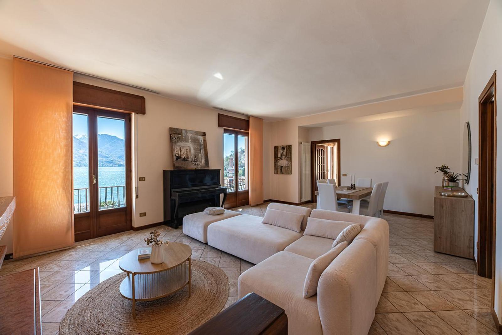 Appartamento Bellavista - Lake Como View - Near The Beach Cremia Exterior foto